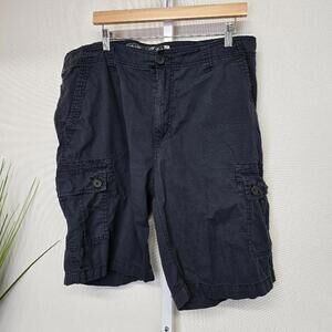 WearFirst‎ Men's Cargo Shorts Size 38 Navy Cotton